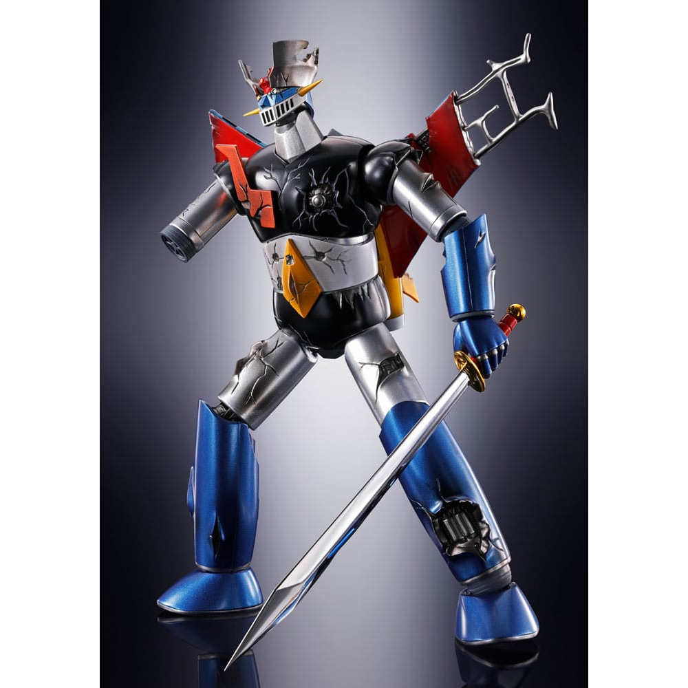 Great Mazinger figurine Diecast Soul of Chogokin GX-105D Great Mazinger Z Kakumei Shinka Damage Ver. 17 cm