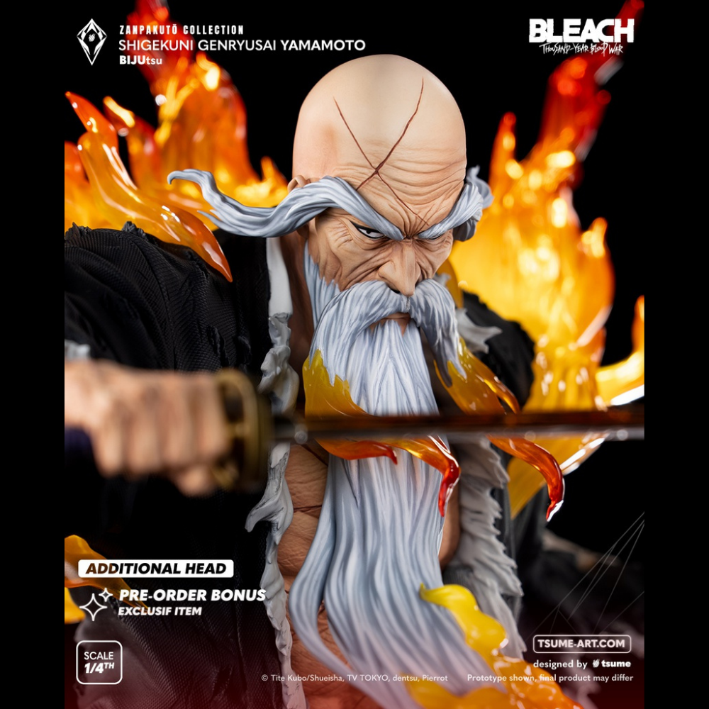 Shigekuni Genryusai Yamamoto - Bleach Zanpakuto Collection Bijutsu Tsume