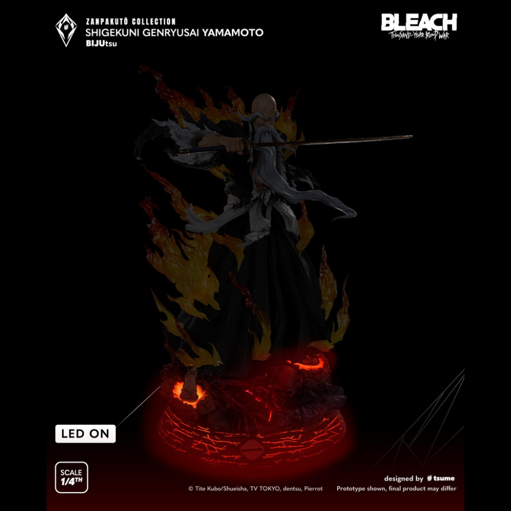 Shigekuni Genryusai Yamamoto - Bleach Zanpakuto Collection Bijutsu Tsume
