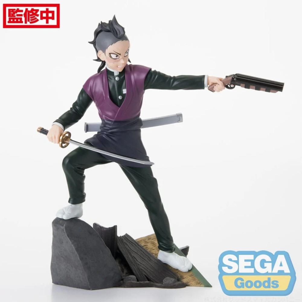 DEMON SLAYER - Genya Shinazugawa - Statuette Xross Link Anime 15cm