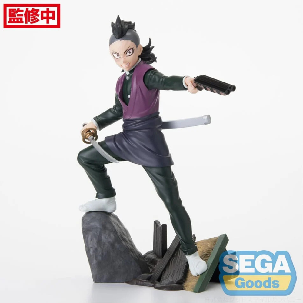 DEMON SLAYER - Genya Shinazugawa - Statuette Xross Link Anime 15cm