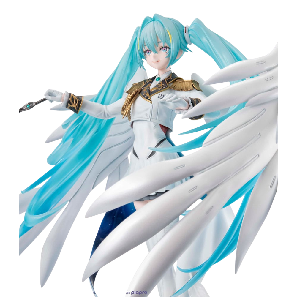 Mobile Suit Gundam x Hatsune Miku statuette PVC Lucrea Hatsune Miku x Wing Gundam Zero EW 45th Anniversary 27 cm