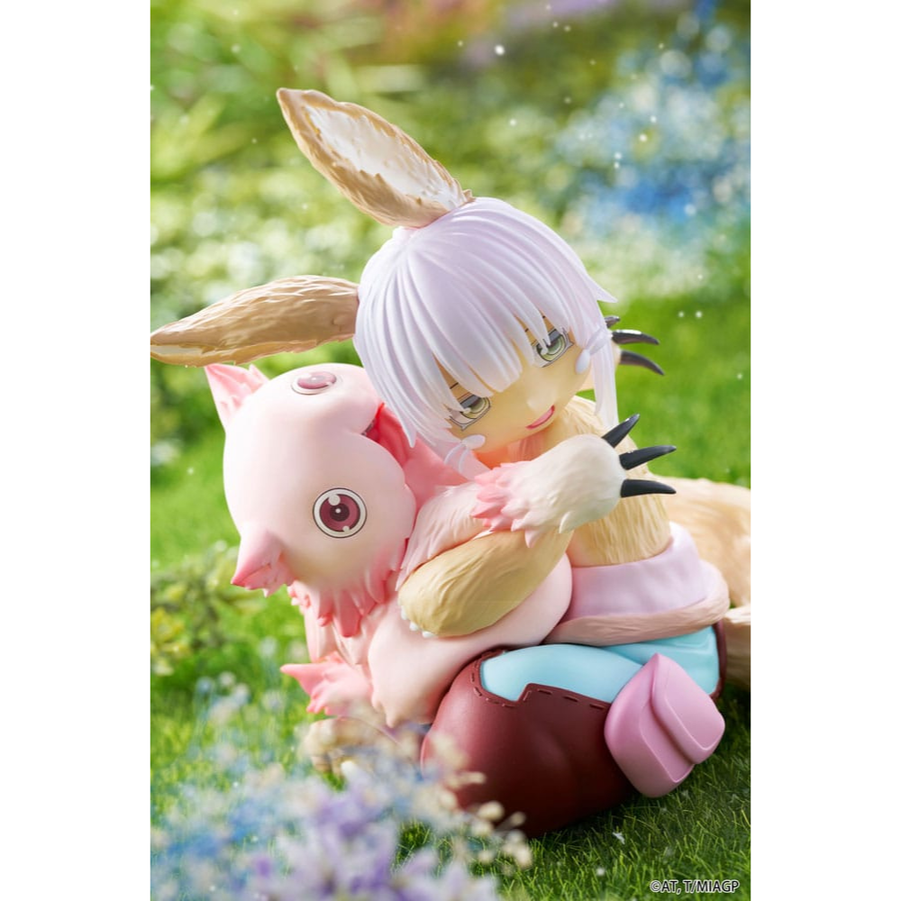 Made in Abyss: The Golden City of the Scorching Sun statuette PVC Desktop Cute Figure Nanachi & Mitty Reissue 13 cm