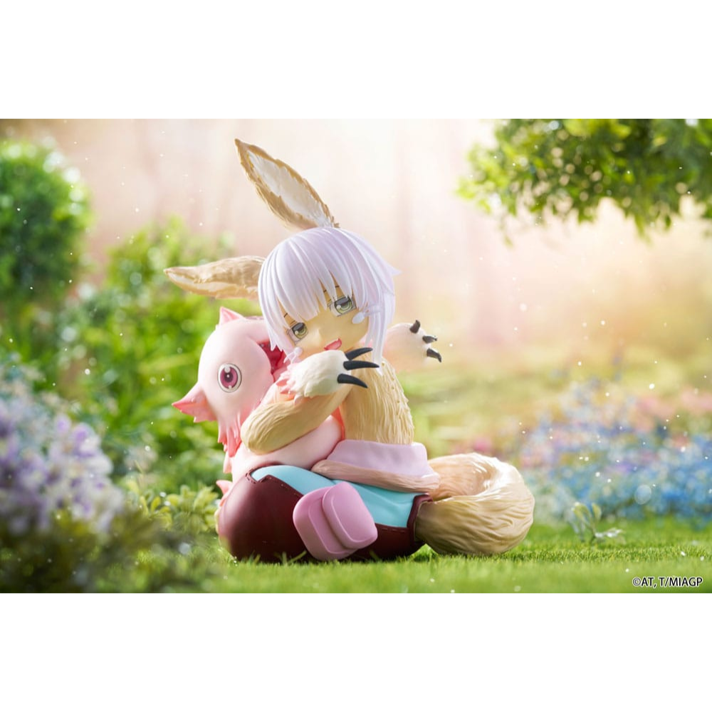 Made in Abyss: The Golden City of the Scorching Sun statuette PVC Desktop Cute Figure Nanachi & Mitty Reissue 13 cm