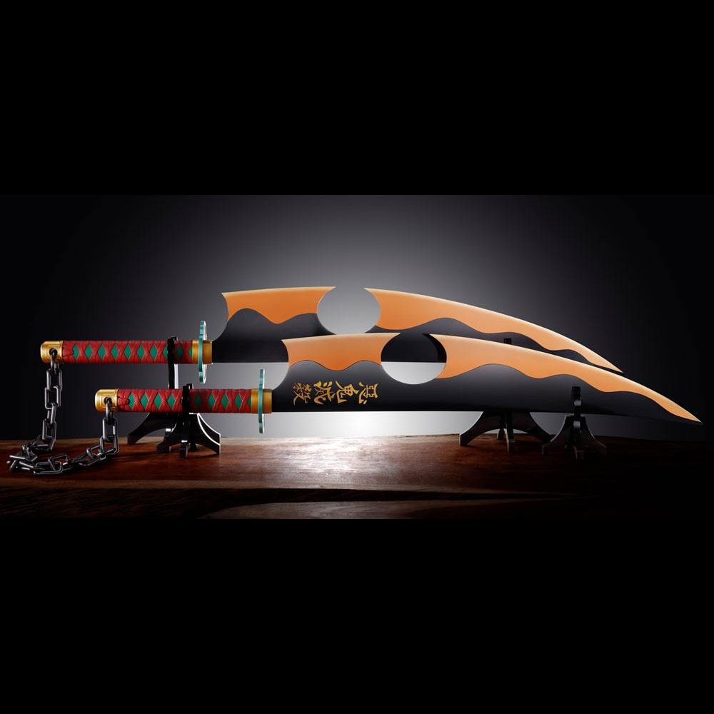 DEMON SLAYER : Kimetsu no Yaiba Répliques Proplica Plastique épées Nichirin (Tengen Uzui) 110 cm