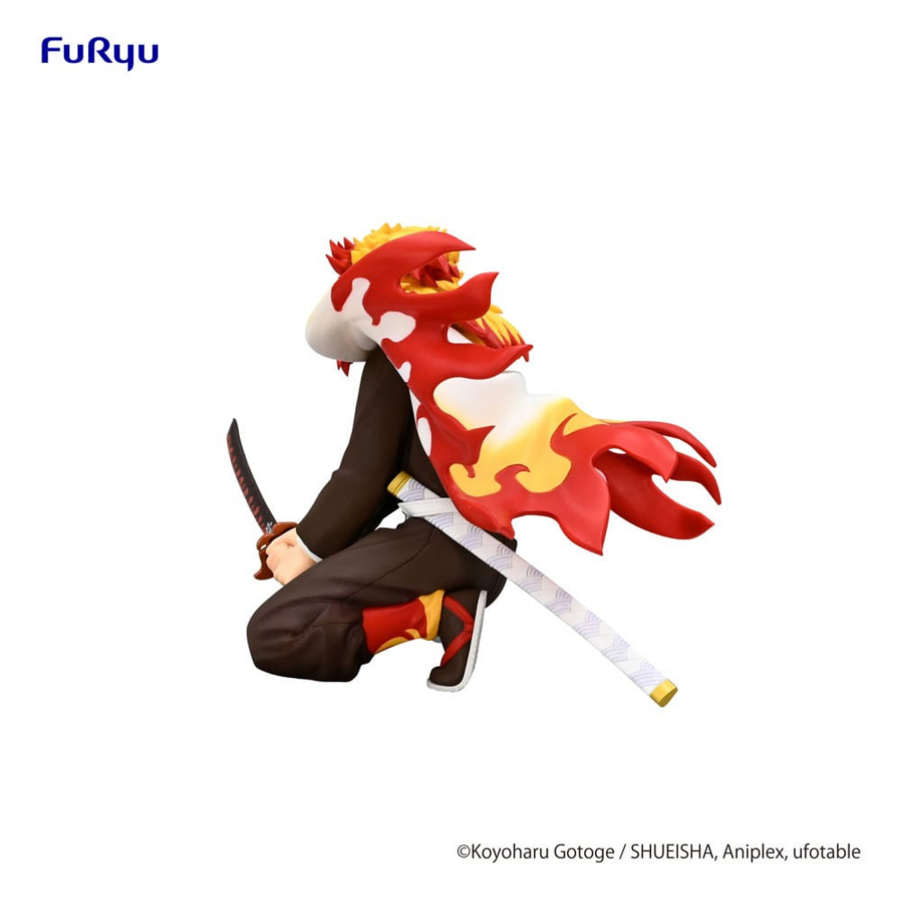 Demon Slayer: Kimetsu no Yaiba statuette PVC Noodle Stopper Rengoku Kyojuro Battle Ver. 10 cm