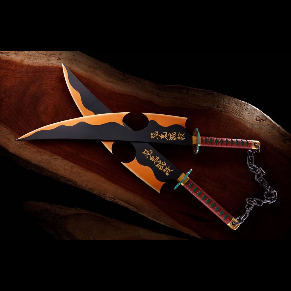 DEMON SLAYER : Kimetsu no Yaiba Répliques Proplica Plastique épées Nichirin (Tengen Uzui) 110 cm