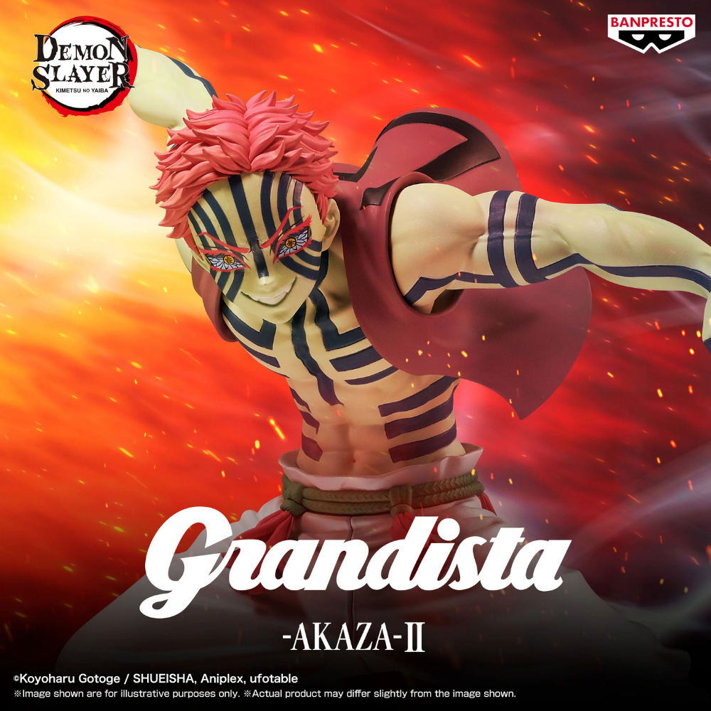 DEMON SLAYER - Akaza - Figurine Grandista 23cm