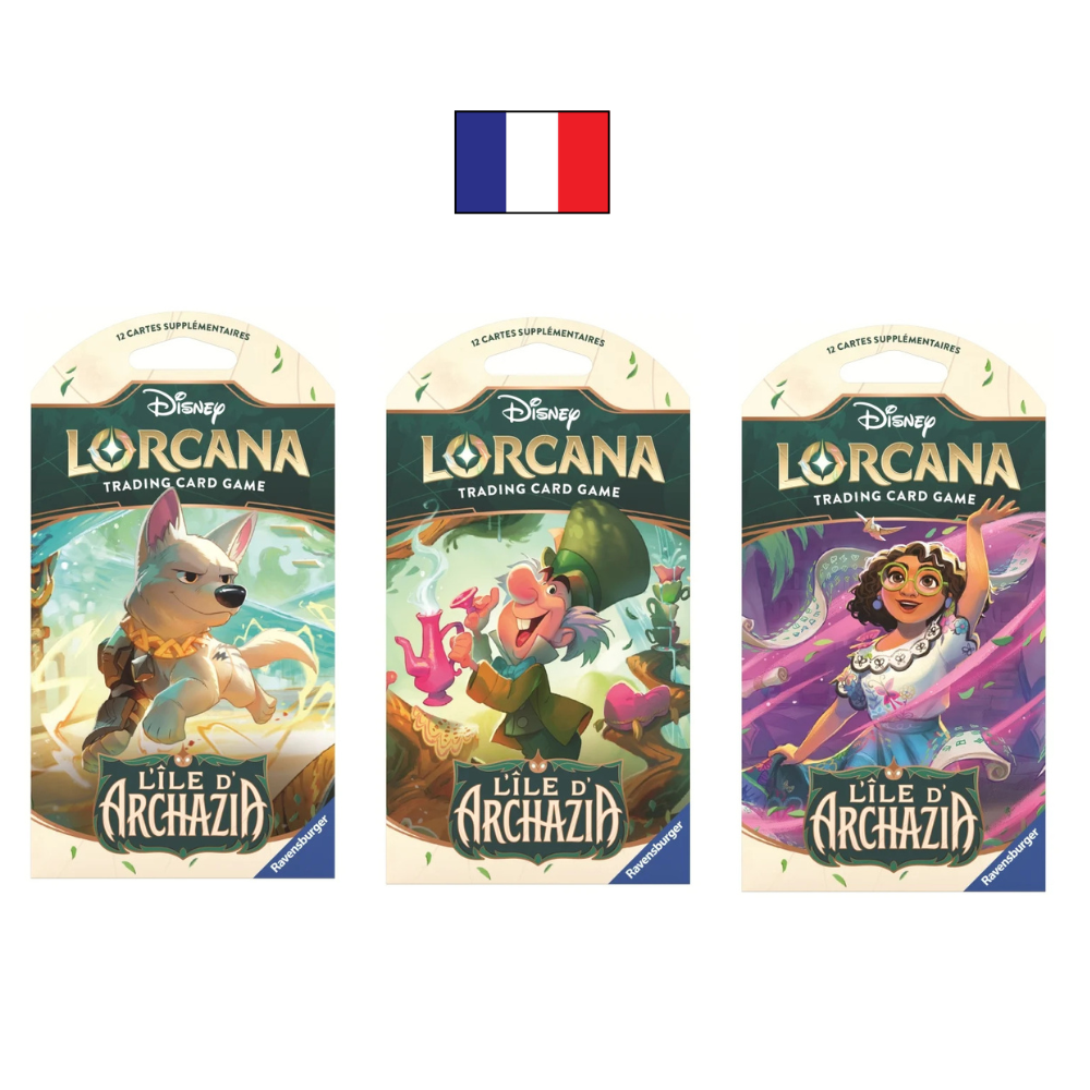 Boosters Sleeved Lorcana Chapitre7 L'ïle d 'Archazia