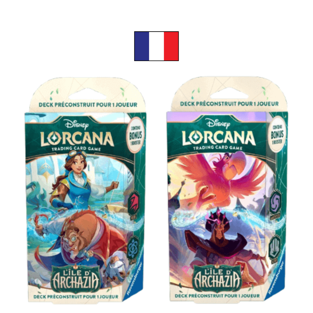 Pack Decks De Demarrage Lorcana Chapitre 7 L'ïle d 'Archazia