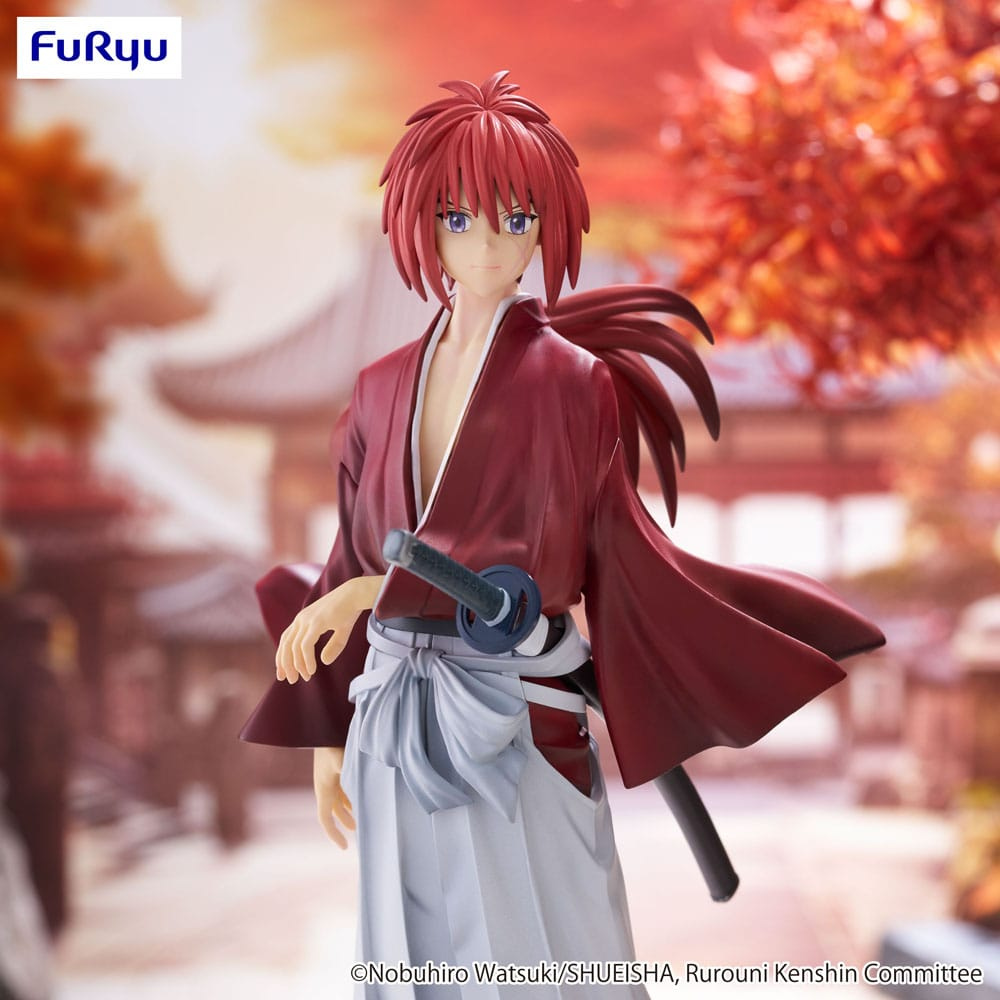 Rurouni Kenshin: Meiji Kenkaku Romantan statuette PVC Trio-Try-iT Kenshin Himura 19 cm