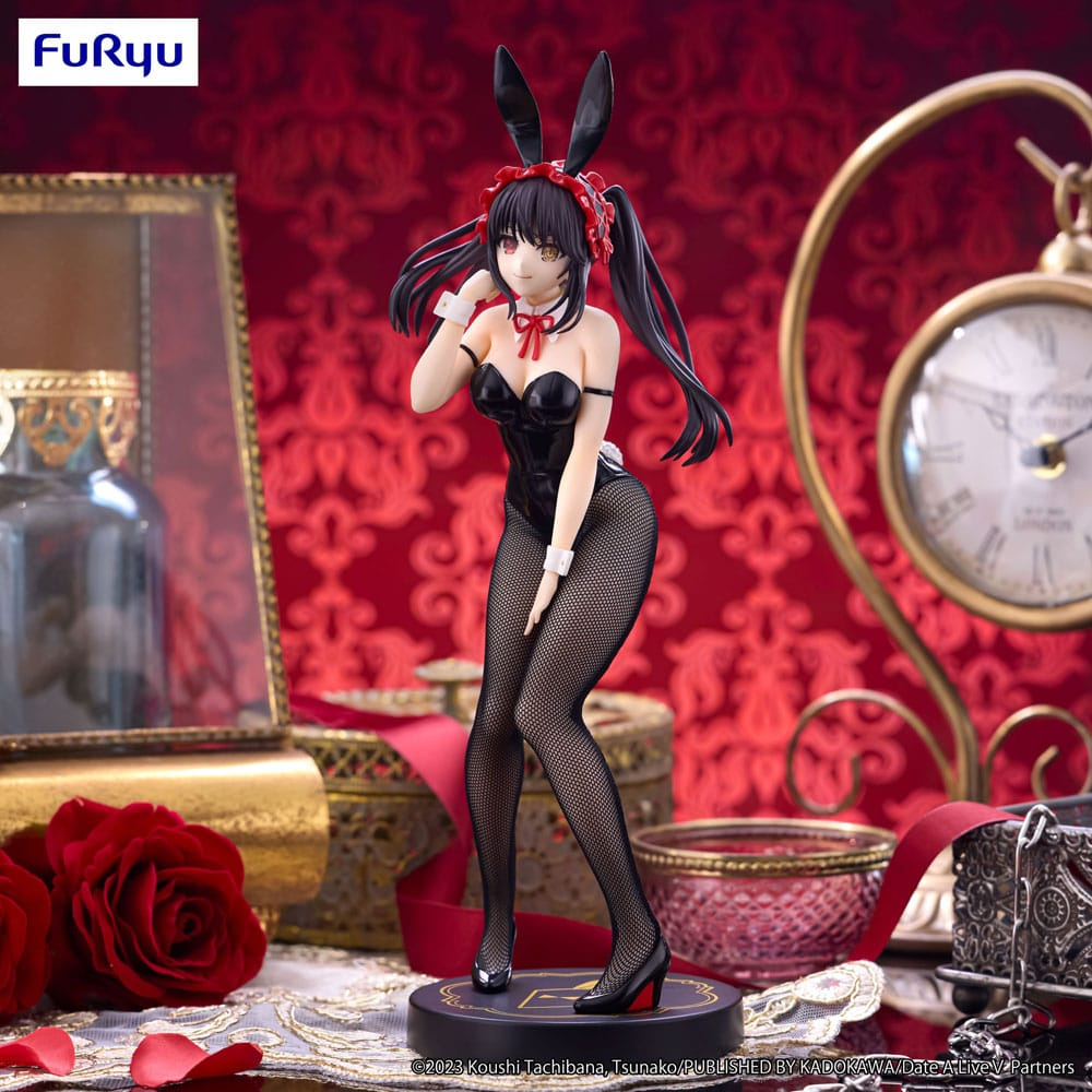 Date A Live V statuette PVC BiCute Bunnies Kurumi Tokisaki Black Color Ver. 29 cm