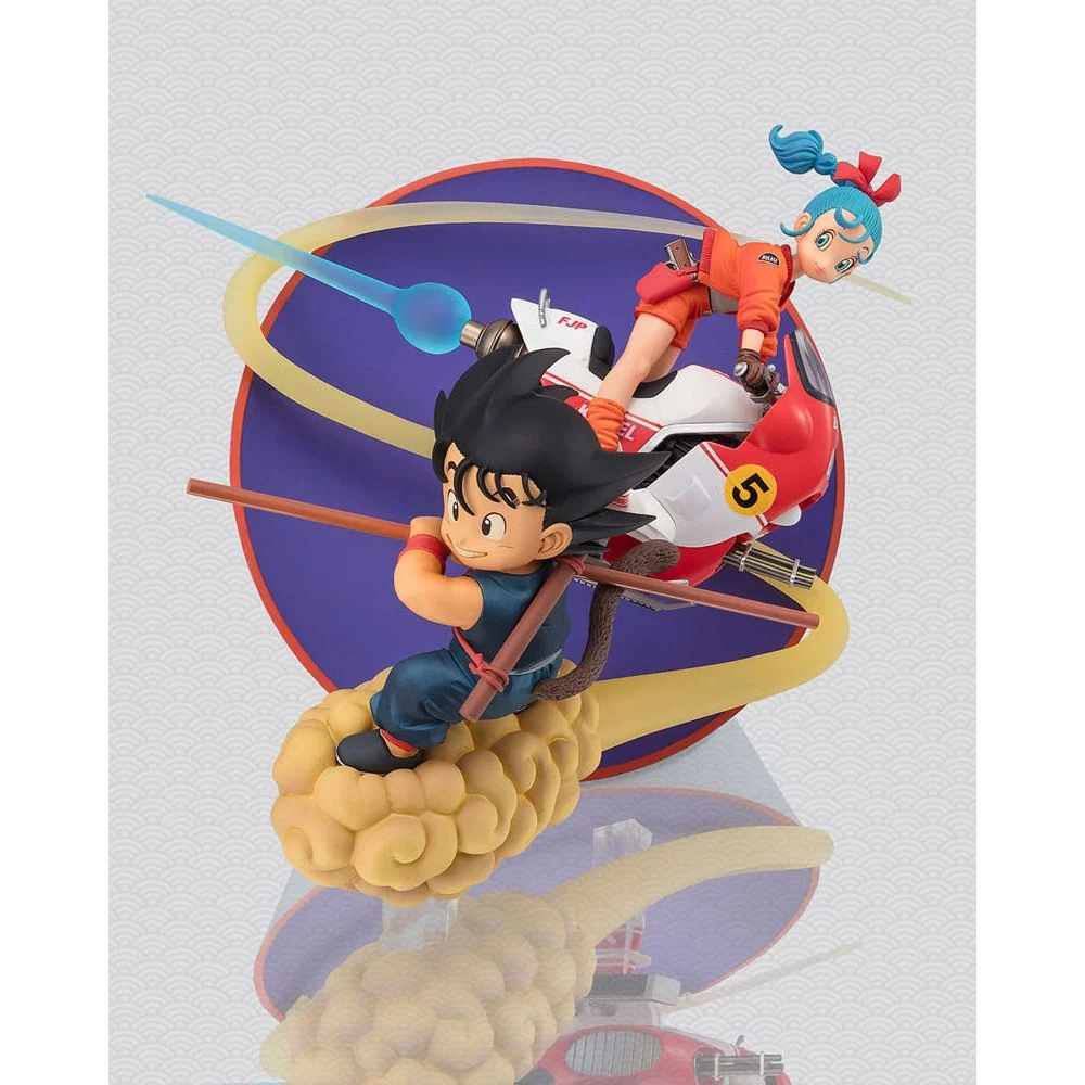 DRAGON BALL - Son Goku & Bulma - Statuette FiguartsZERO 18cm