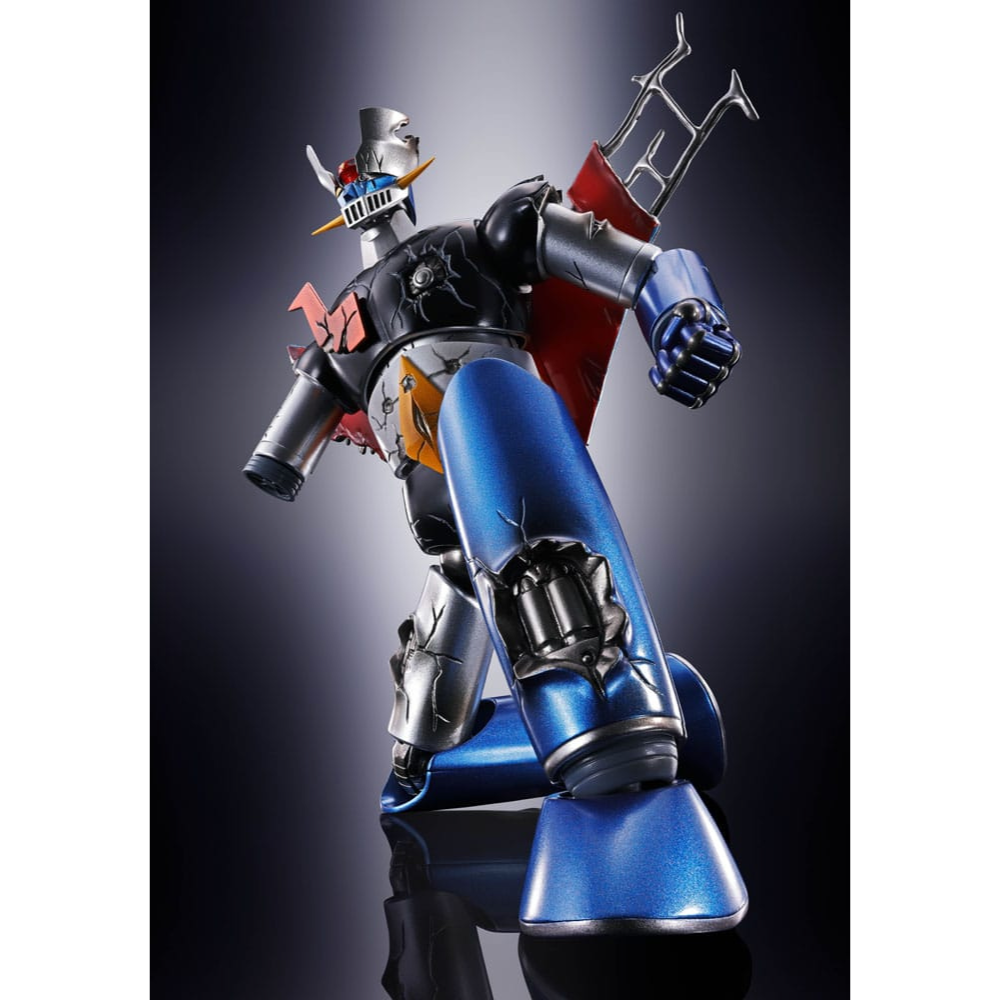 Great Mazinger figurine Diecast Soul of Chogokin GX-105D Great Mazinger Z Kakumei Shinka Damage Ver. 17 cm