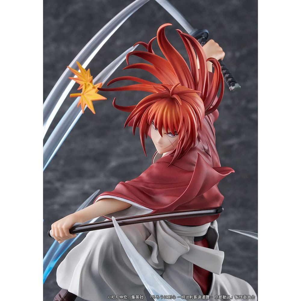 Rurouni Kenshin: Meiji Kenkaku Romantan Kyoto Douran statuette PVC 1/7 Kenshin Himura Souryusen Ver. 27 cm