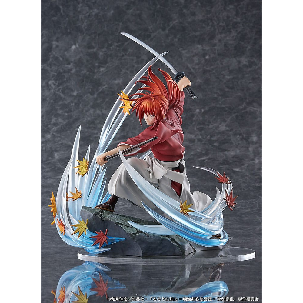 Rurouni Kenshin: Meiji Kenkaku Romantan Kyoto Douran statuette PVC 1/7 Kenshin Himura Souryusen Ver. 27 cm