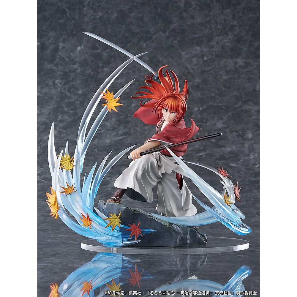 Rurouni Kenshin: Meiji Kenkaku Romantan Kyoto Douran statuette PVC 1/7 Kenshin Himura Souryusen Ver. 27 cm