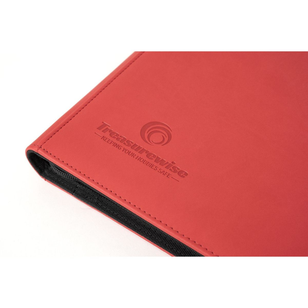 TreasureWise - WiseGuard Zip Binder 9 cases - Rouge