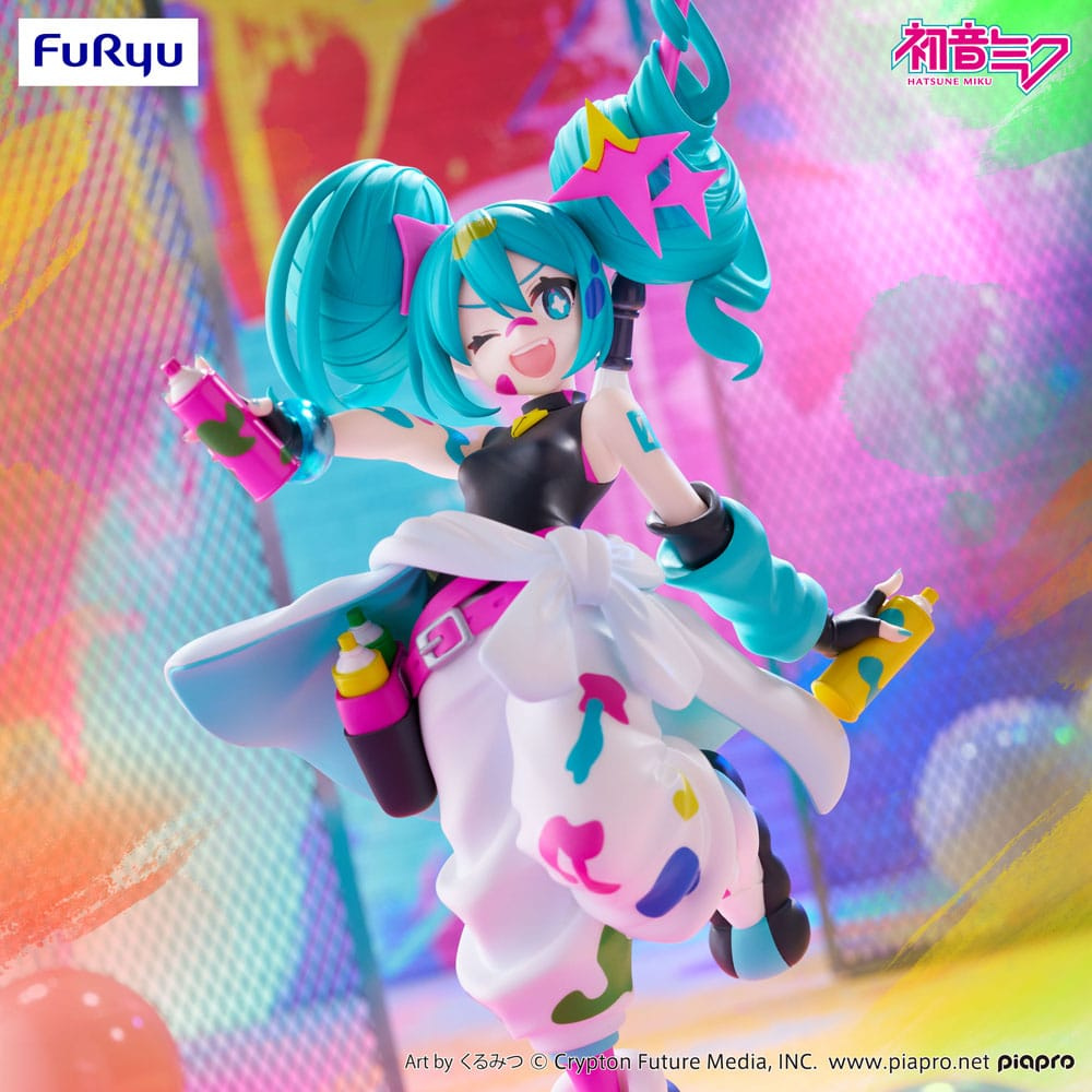 Hatsune Miku statuette PVC Trio-Try-iT Miku Paint Girl 19 cm