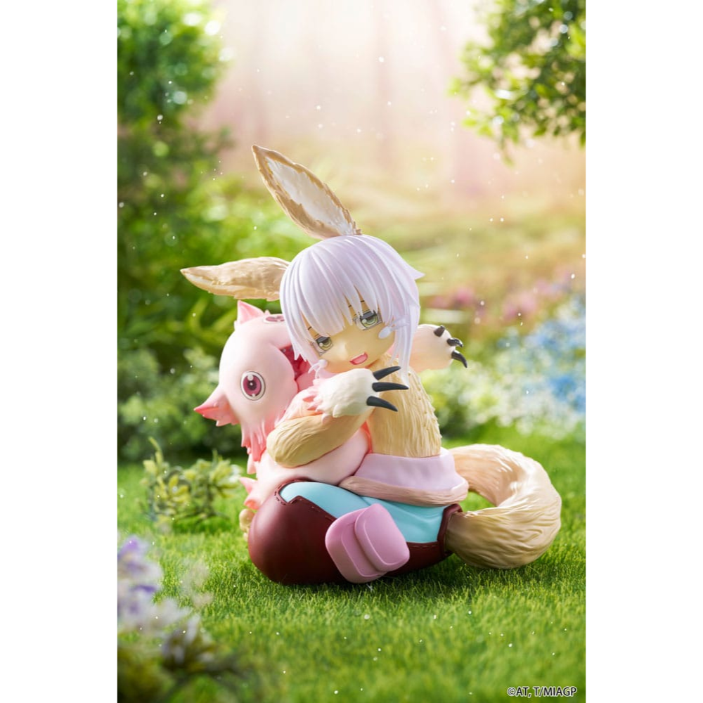 Made in Abyss: The Golden City of the Scorching Sun statuette PVC Desktop Cute Figure Nanachi & Mitty Reissue 13 cm
