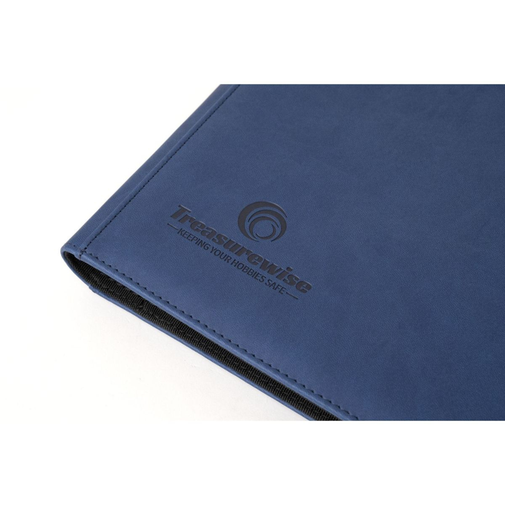 TreasureWise - WiseGuard Zip Binder 9 cases - Bleu