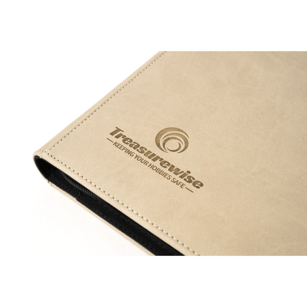 TreasureWise - WiseGuard Zip Binder 9 cases - Beige