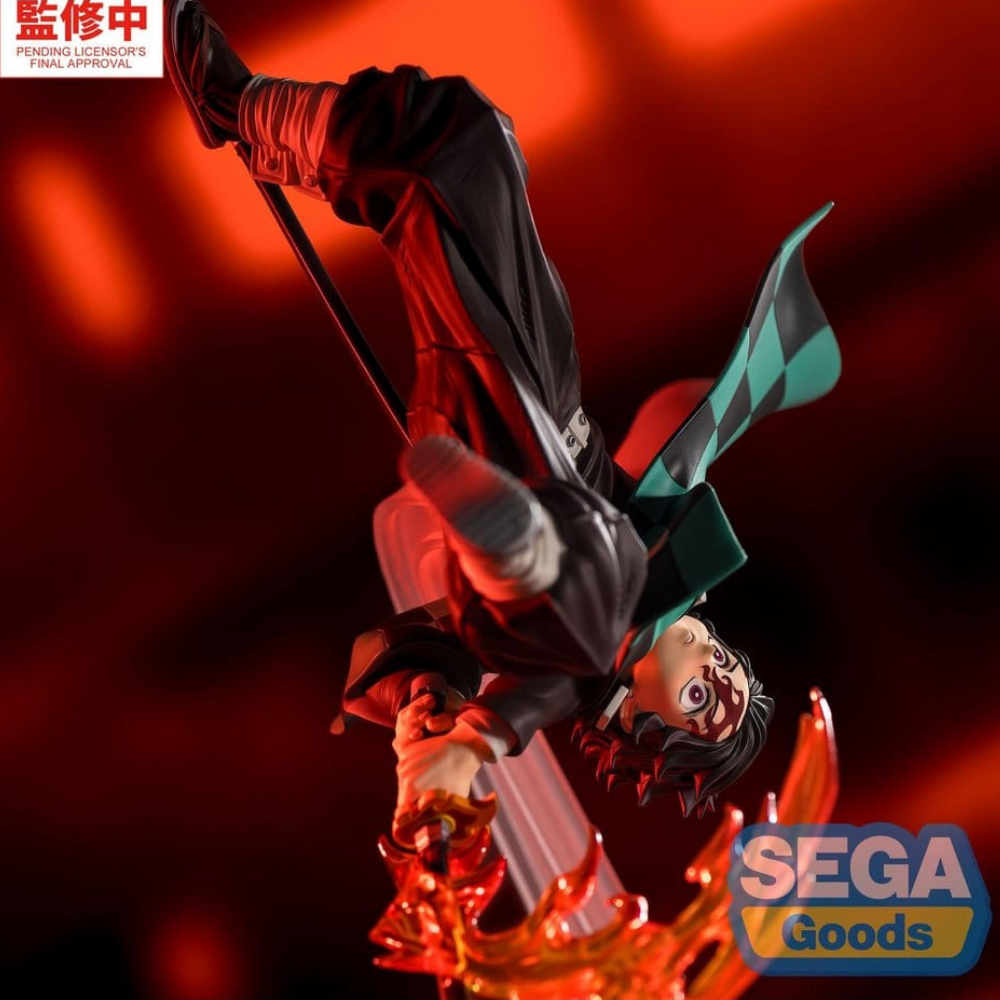 Demon Slayer: Kimetsu no Yaiba Luminasta figurine PVC Tanjiro Kamado Hinokami Kagura Setting Sun Transformation 15 cm