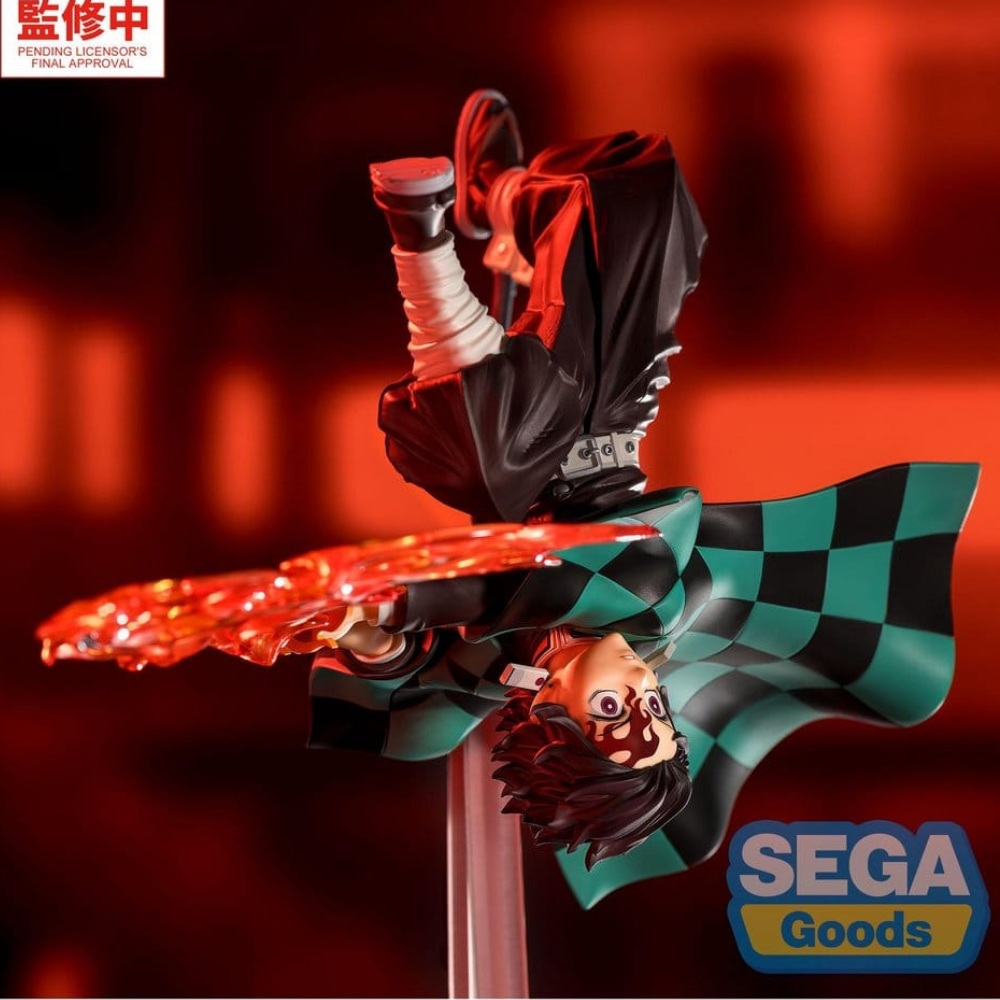 Demon Slayer: Kimetsu no Yaiba Luminasta figurine PVC Tanjiro Kamado Hinokami Kagura Setting Sun Transformation 15 cm