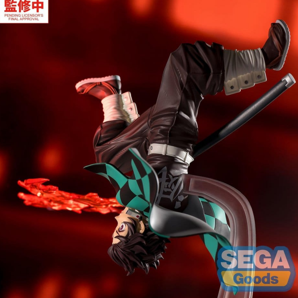 Demon Slayer: Kimetsu no Yaiba Luminasta figurine PVC Tanjiro Kamado Hinokami Kagura Setting Sun Transformation 15 cm