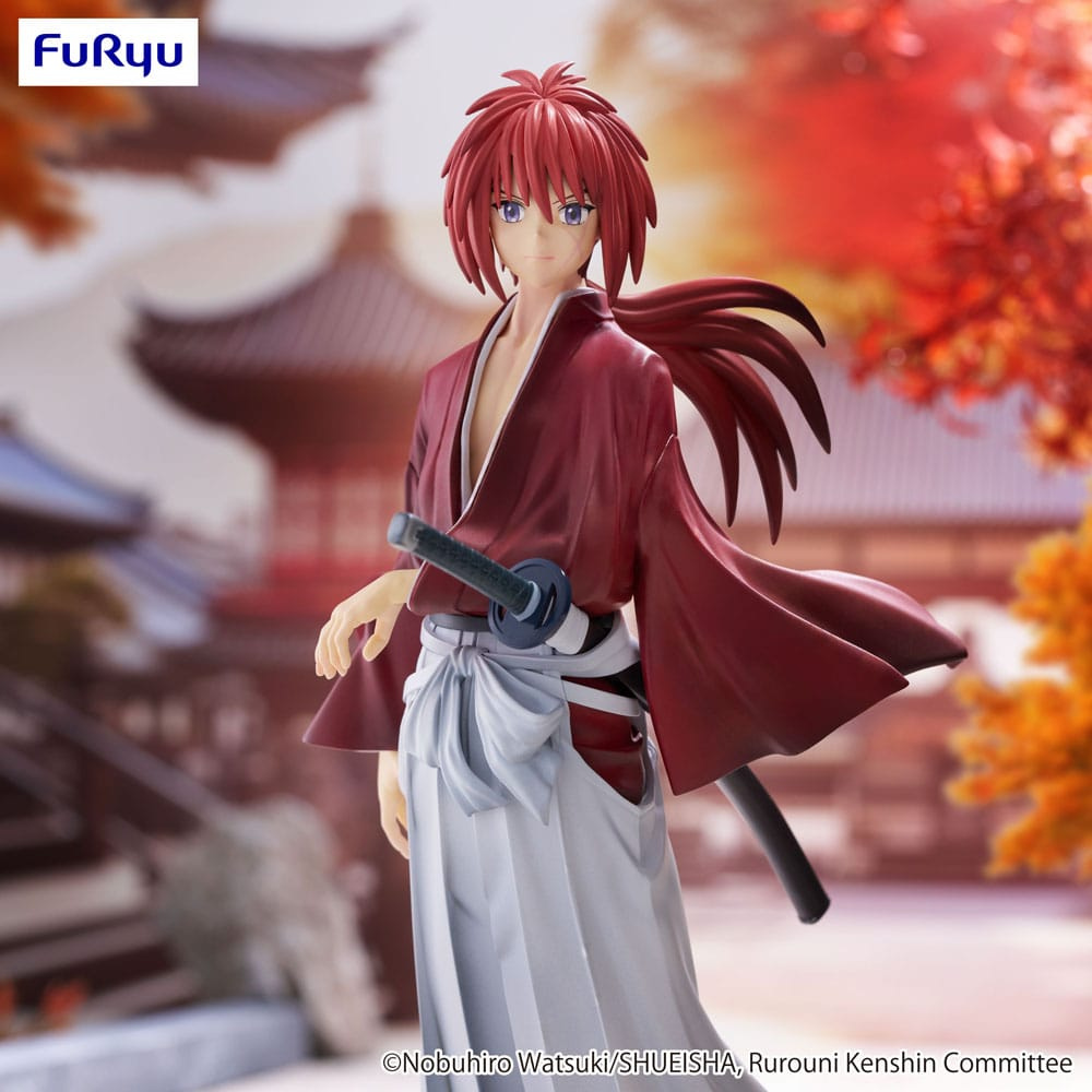 Rurouni Kenshin: Meiji Kenkaku Romantan statuette PVC Trio-Try-iT Kenshin Himura 19 cm
